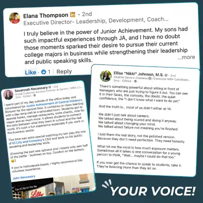 Social Media Testimonials